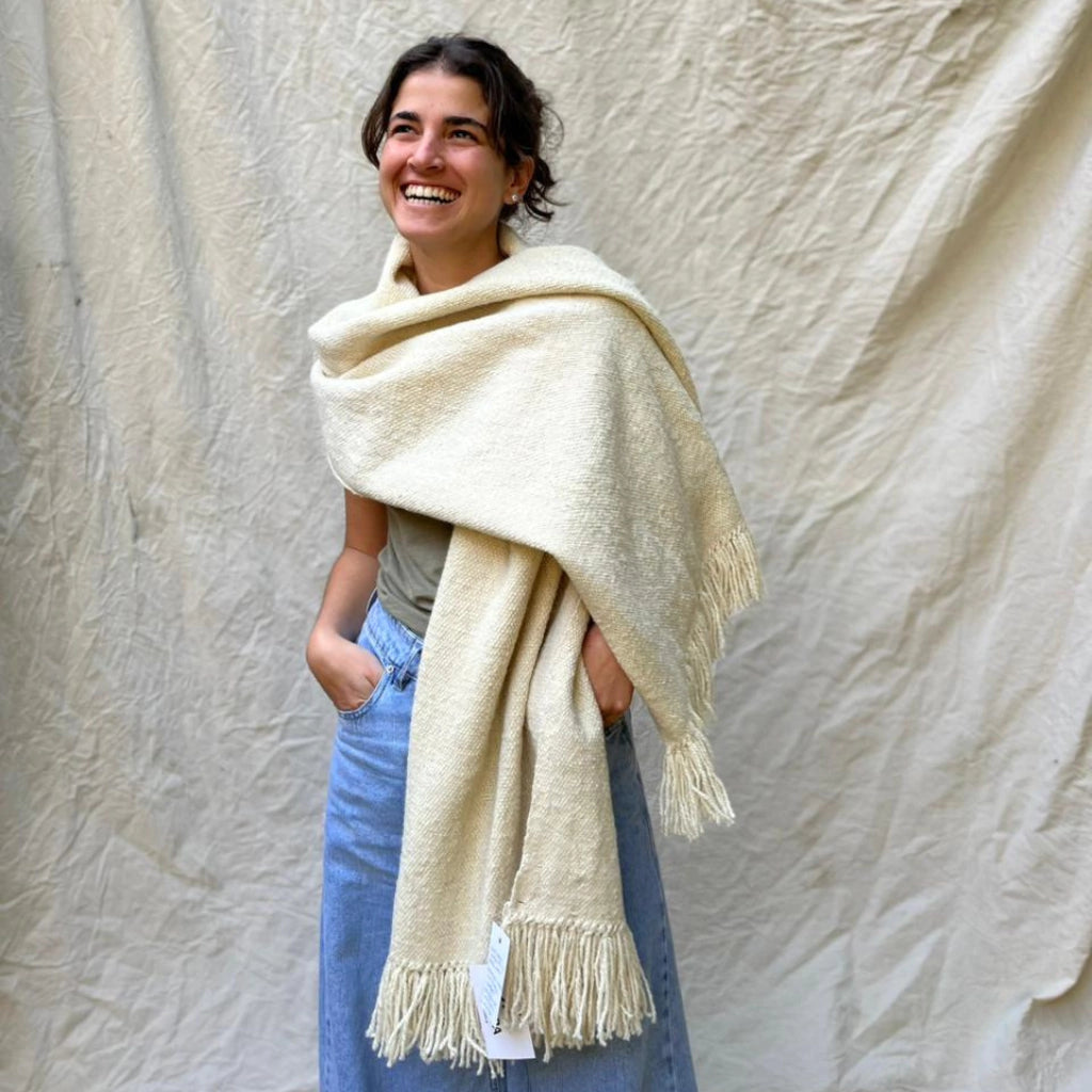 Mantón Tero – Natural (Crudo)