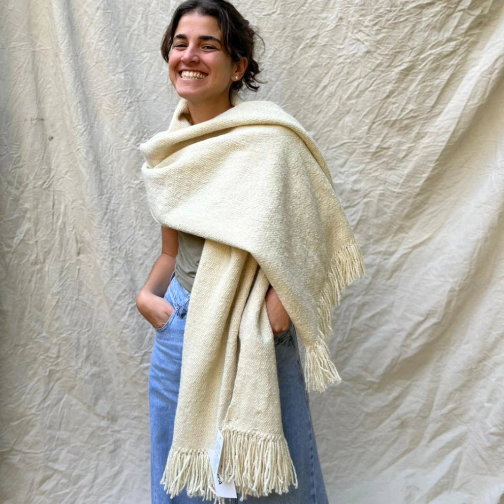 Mantón Tero – Natural (Crudo)